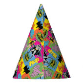 Batman en Robin | Action Handshake Pattern Feesthoedjes (Achterkant)