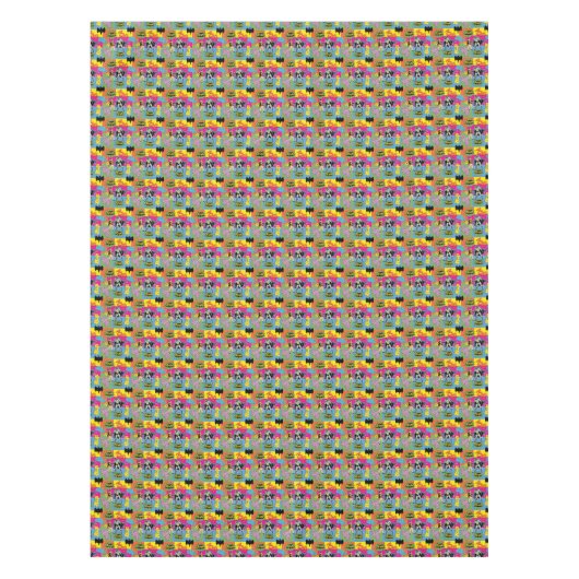 Batman en Robin | Action Handshake Pattern Tafelkleed (Voorkant)