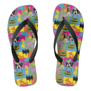 Batman en Robin   Action Handshake Pattern Teenslippers