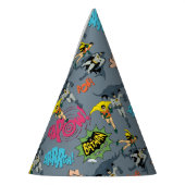 Batman en Robin Action Pattern Feesthoedjes (Links)