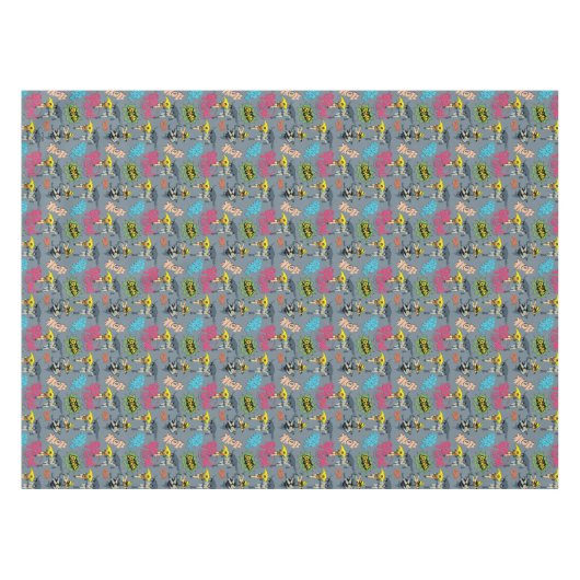 Batman en Robin Action Pattern Tafelkleed (Voorkant (Horizontaal))