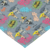 Batman en Robin Action Pattern Tafelkleed (Gekanteld)