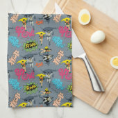 Batman en Robin Action Pattern Theedoek (Quarter Fold)