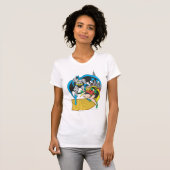 Batman en Robin Escape T-shirt (Voorkant volledig)