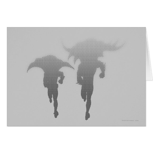 Batman en Robin Halftone gradiënt (Voorkant Horizontaal)