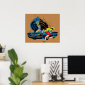 Batman en Robin in Batcave Poster (Thuiskantoor)