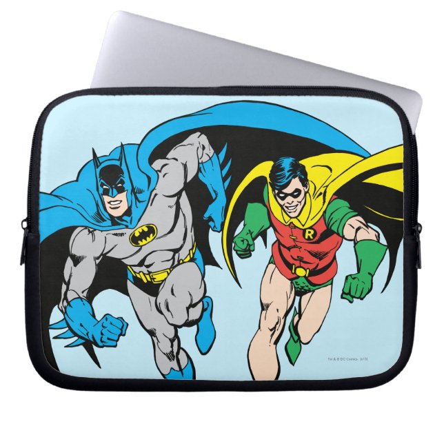 Batman en Robin Laptop Sleeve (Voorkant)