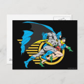 Batman- en Robin-profiel Briefkaart (Voorkant / Achterkant)