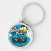 Batman en Robin Ride Batmobile Sleutelhanger (Voorkant)
