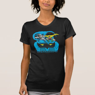 Batman en Robin Ride Batmobile T-shirt