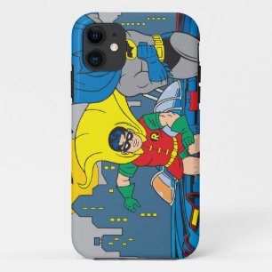 Batman en Robin Running iPhone 11 Hoesje