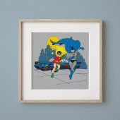 Batman en Robin Running Poster
