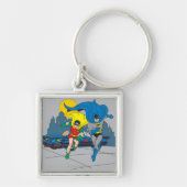 Batman en Robin Running Sleutelhanger (Voorkant)