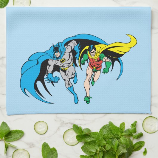 Batman en Robin Theedoek (Gevouwen)