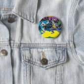 Batman Fights Joker Ronde Button 5,7 Cm (In situ)