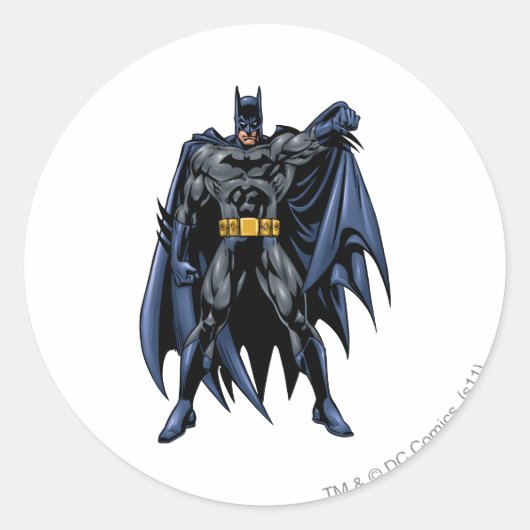Batman Full-Color Front Ronde Sticker (Voorkant)