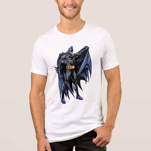 Batman Full-Color Side Tri-Blend Shirt (Voorkant)