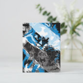 Batman Future Cityscape Montage Briefkaart (Staand voorkant)