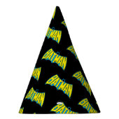 Batman |  Geel Blauwe Logo Feesthoedjes (Rechts)