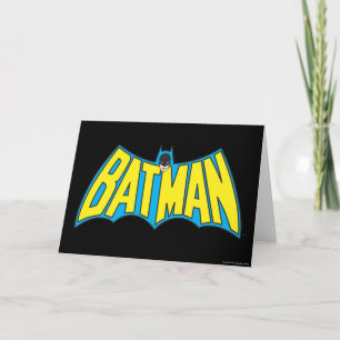 Batman    Geel Blauwe Logo Kaart