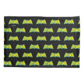 Batman | Geel Blauwe Logo Kussensloop (Achterkant)