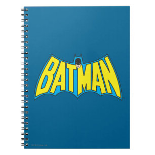Batman    Geel Blauwe Logo Notitieboek