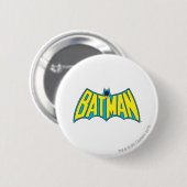 Batman |  Geel Blauwe Logo Ronde Button 5,7 Cm (Voorkant /achterkant)