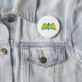 Batman |  Geel Blauwe Logo Ronde Button 5,7 Cm (In situ)