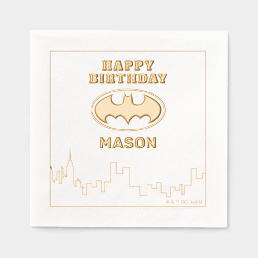 Batman - Gotham City | Anniversaire (Recto)