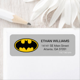 Batman Gotham City Birthday Etiket