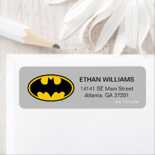 Batman Gotham City Birthday Etiket