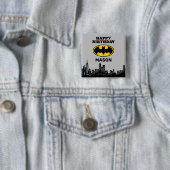 Batman - Gotham City | Geboortedag Vierkante Button 5,1 Cm (In situ)