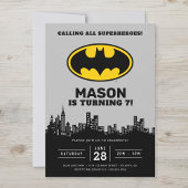 Batman - Gotham City | Invitation d'anniversaire