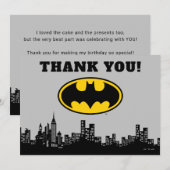 Batman Gotham City | Merci pour ton anniversaire (Devant / Derrière)