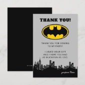 Batman Gotham City | Merci pour votre anniversaire (Devant / Derrière)