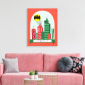 Batman Gotham City™ SneeuwWereldbol Grafisch Canvas Afdruk (Insitu (Woonkamer))