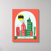 Batman Gotham City™ SneeuwWereldbol Grafisch Canvas Afdruk (Voorkant)
