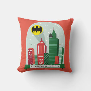 Batman Gotham City™ SneeuwWereldbol Grafisch Kussen