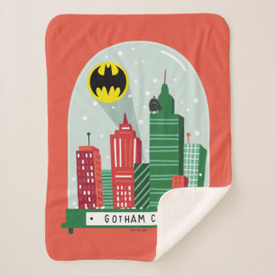 Batman Gotham City™ SneeuwWereldbol Grafisch Sherpa Deken