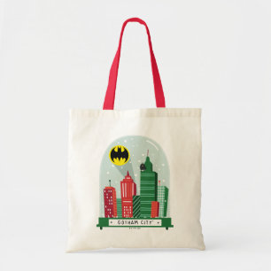 Batman Gotham City™ SneeuwWereldbol Grafisch Tote Bag