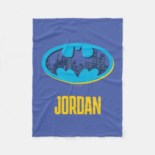Batman | Gotham City Symbool Fleece Deken (Voorkant)