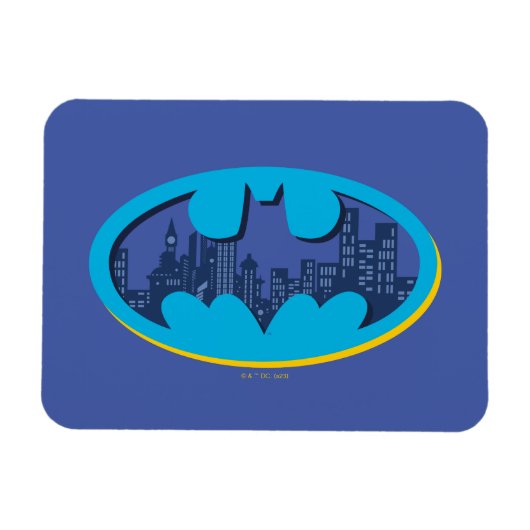 Batman | Gotham City Symbool Magneet (Horizontaal)