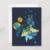 Batman Gotham Guardian Notitieboek Sketch Briefkaart (Voorkant / Achterkant)