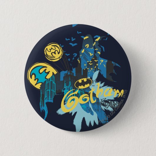 Batman Gotham Guardian Notitieboek Sketch Ronde Button 5,7 Cm (Voorkant)
