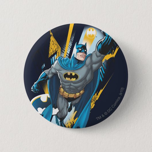 Batman Gotham Guardian Ronde Button 5,7 Cm (Voorkant)