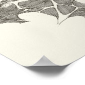 Batman | Grafisch Novel Pencil Schets Beige Logo Poster (Hoek)