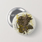 Batman  Grunge Portret Ronde Button 5,7 Cm (Voorkant /achterkant)