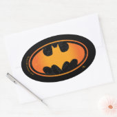 Batman | Halloween Web Logo Ovale Sticker (Envelop)