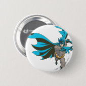 Batman Hand Out Ronde Button 5,7 Cm (Voorkant /achterkant)