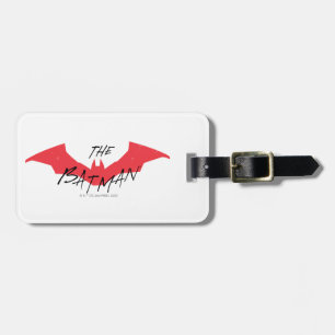 Batman Handwritten Bat Logo Bagagelabel